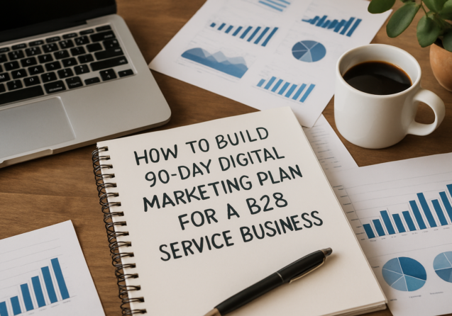 How to Build a 90-Day Digital Marketing Plan for a B2B Service Business