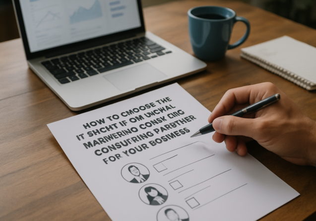 How to Choose the Right IT or Digital Marketing Consulting Partner for Your Business